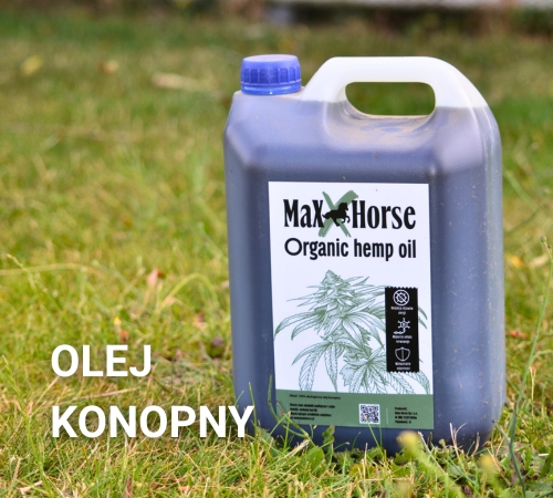 Olej konopny dla koni